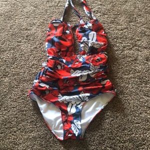 Tummy Control Multi-Wear Strap Top One Piece